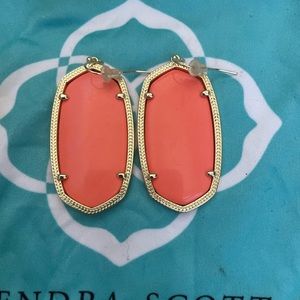 Kendra Scott Coral Danielle Earrings